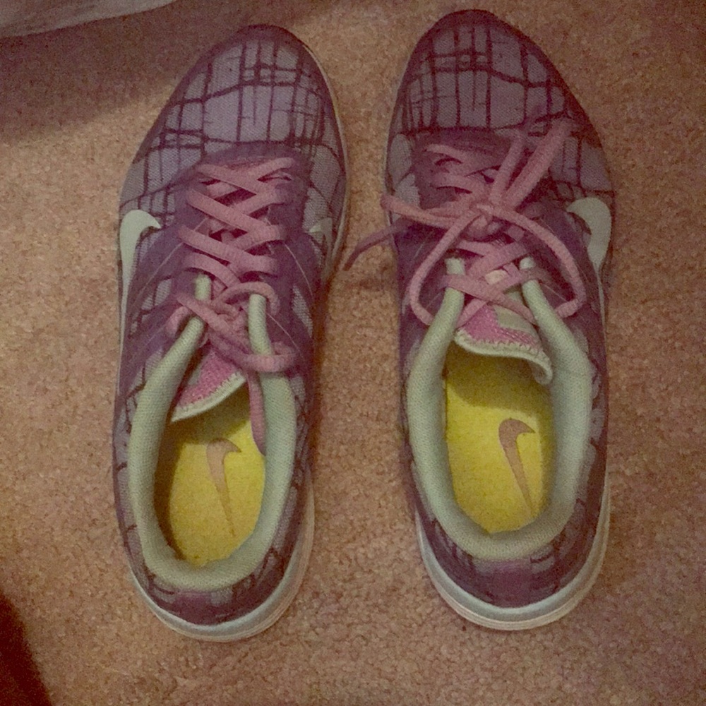 Purple and black Nike’s